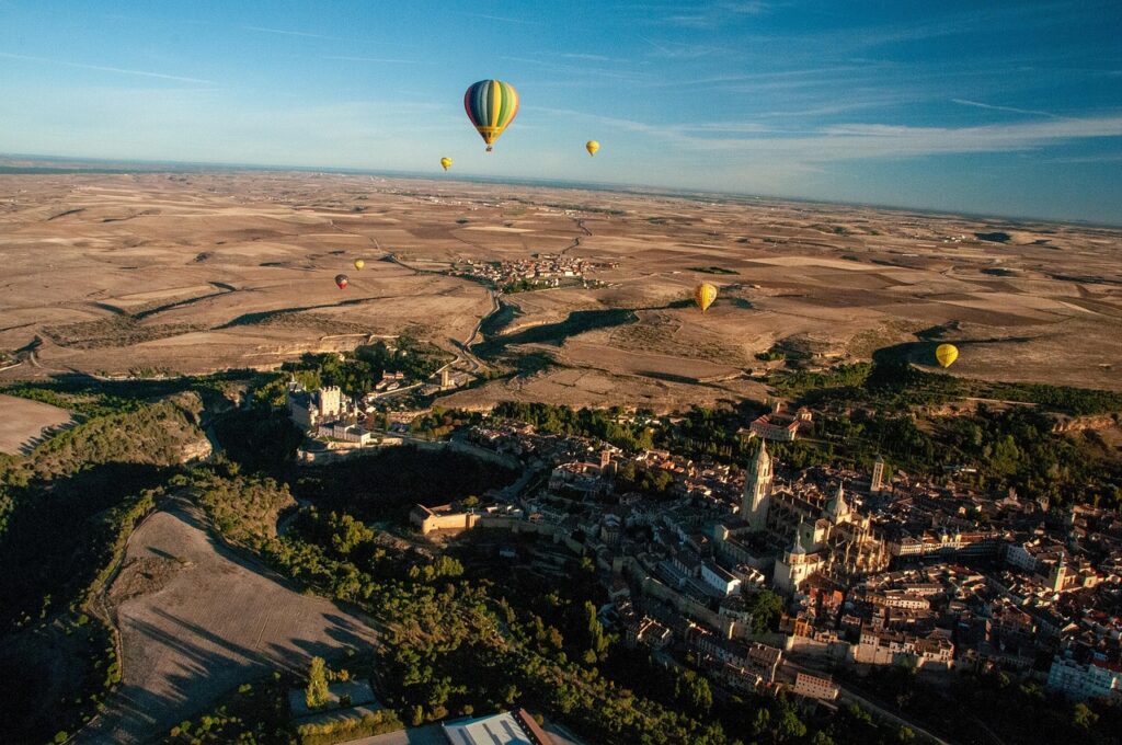 Viaje en Globo de Lujo por Segovia