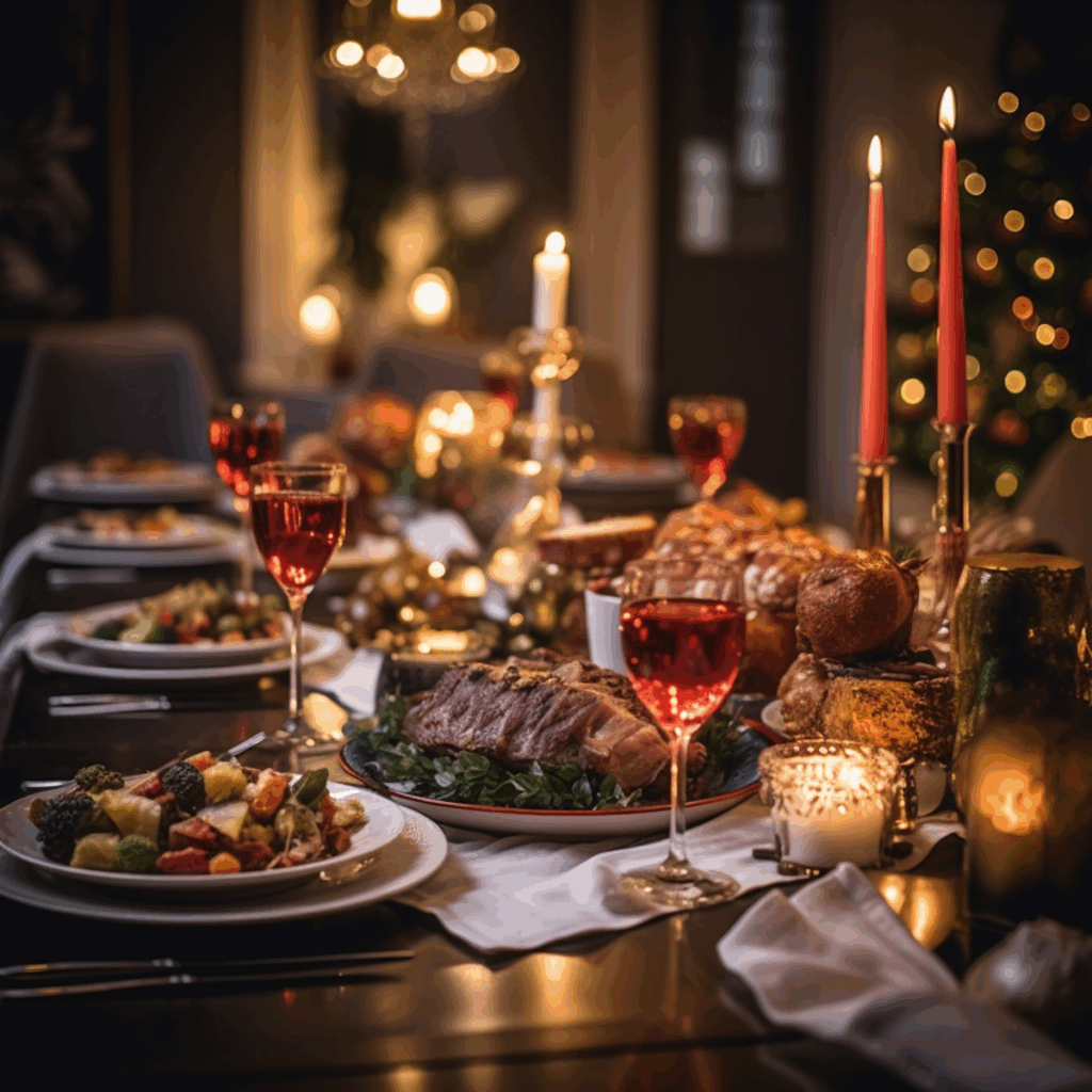 Gourmet Christmas: Private Dinners in Luxury Country Homes